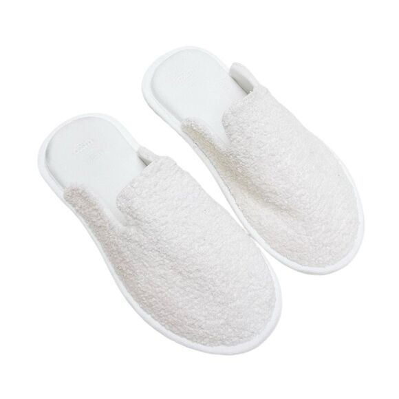 LUSSO Draper Bouclé Slippers in Thuma Ivory - Picture 4 of 5